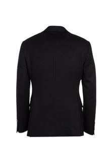 Siyah Slim Fit Dar Kesim Kaşmir Ceket