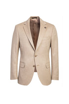 Açık Camel Kaşmir Klasik Ceket