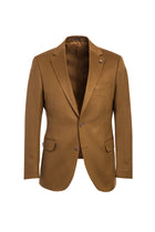 Camel Regular Fit İtalyan Kaşmir Klasik Ceket