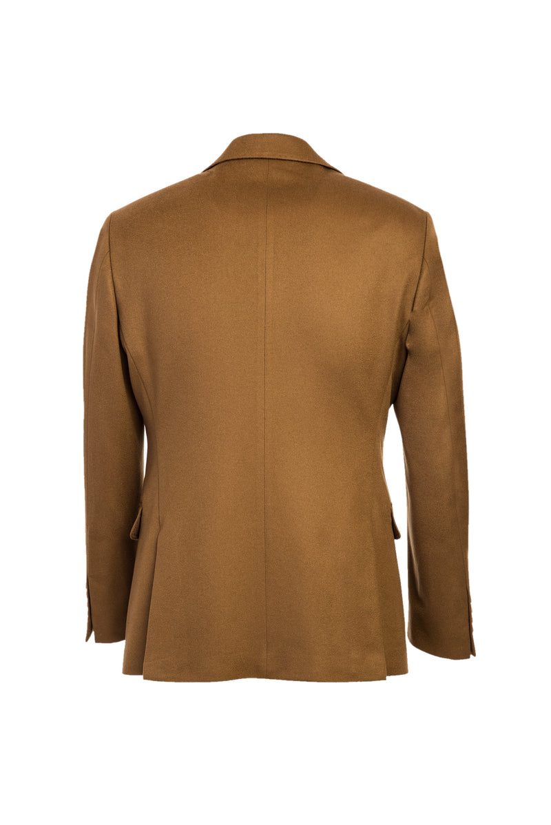 Camel Regular Fit İtalyan Kaşmir Klasik Ceket