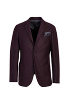 ?arap Bordo 6 Drop Regular Fit Standart Kesim Klasik Ceket-Abdullah Ki??l?