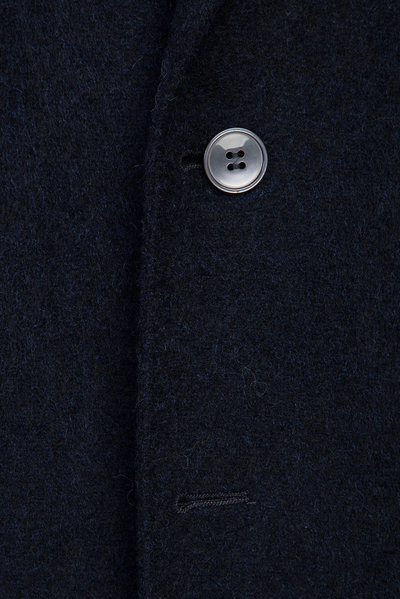 Siyah 7 Drop Slim Fit Dar Kesim Yünlü Örme Ceket-Abdullah Ki??l?