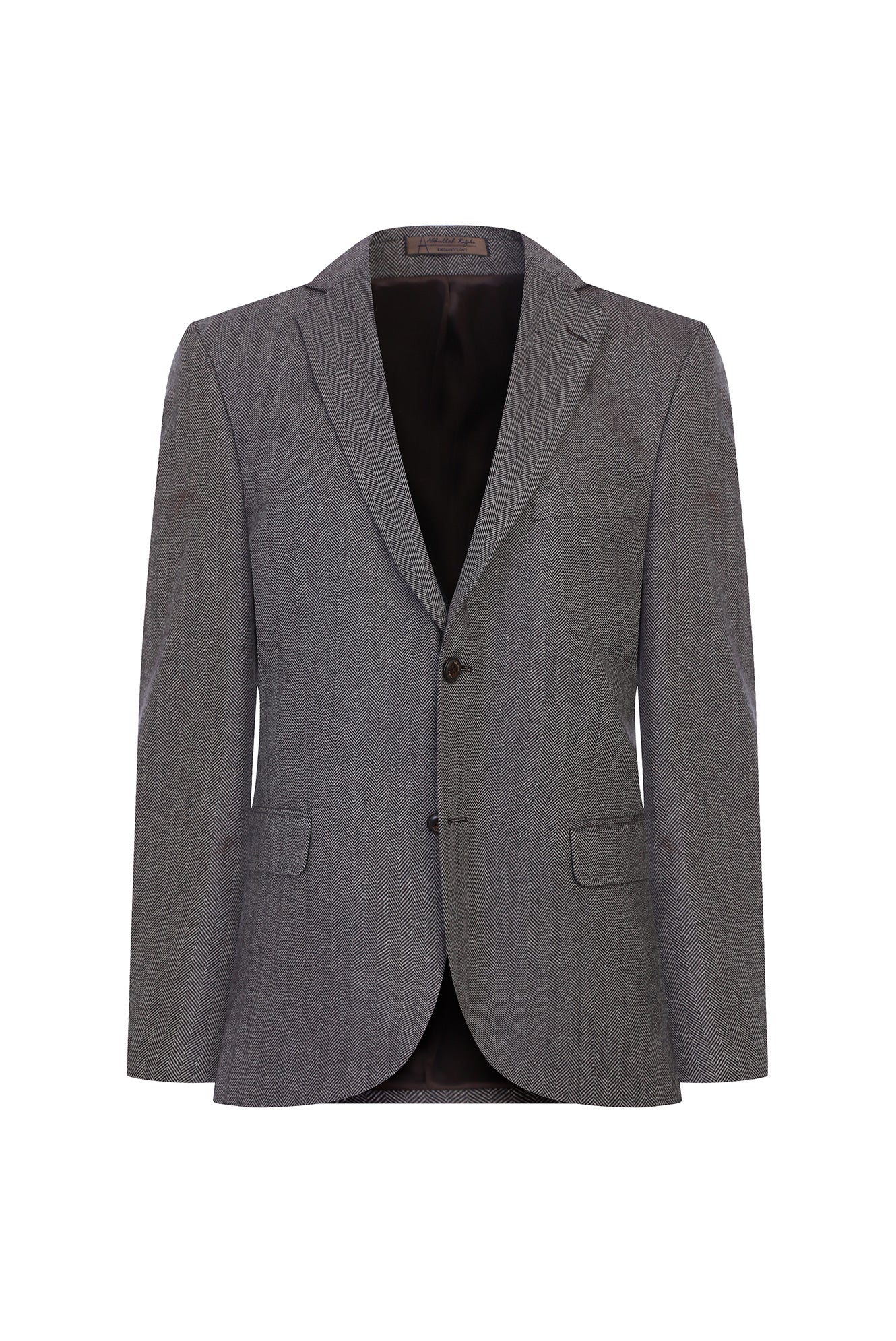 Orta Kahve Relaxed Fit Rahat Kesim Kaşmir Klasik Ceket