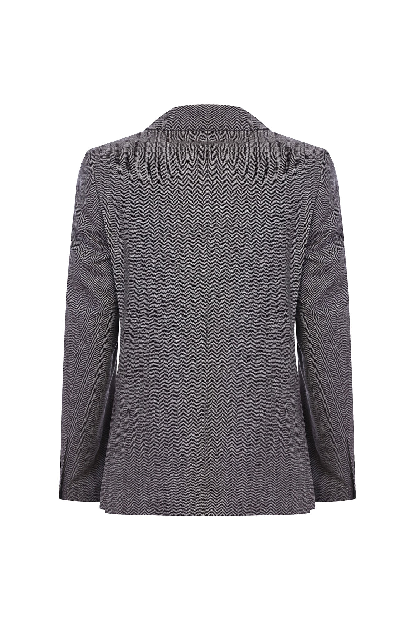 Orta Kahve Relaxed Fit Rahat Kesim Kaşmir Klasik Ceket