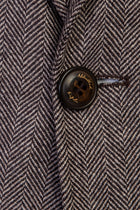 Orta Kahve Relaxed Fit Rahat Kesim Kaşmir Klasik Ceket