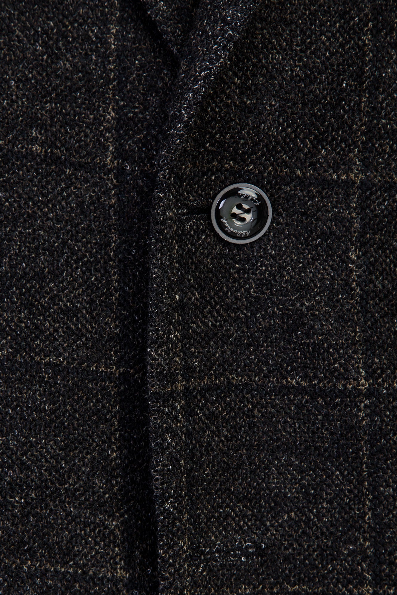 Orta Kahve Regular Fit Desenli Örme Pamuklu Ceket