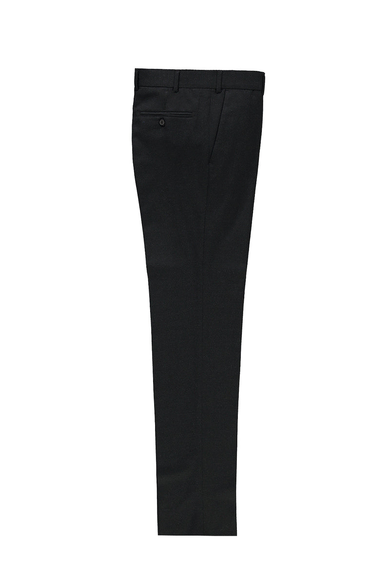 Açık Antrasit Regular Fit Kaşmirli Flanel Kumaş Pantolon