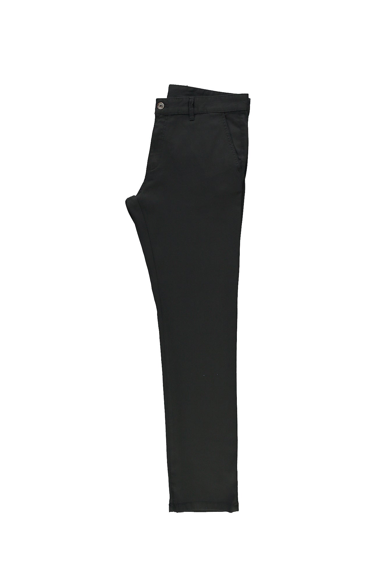 Siyah Regular Fit Standart Kesim Likral? Kanvas / Chino Pantolon-Abdullah Ki??l?