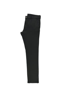Siyah Regular Fit Standart Kesim Likral? Kanvas / Chino Pantolon-Abdullah Ki??l?