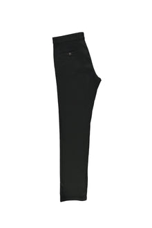 Siyah Regular Fit Standart Kesim Likral? Kanvas / Chino Pantolon-Abdullah Ki??l?