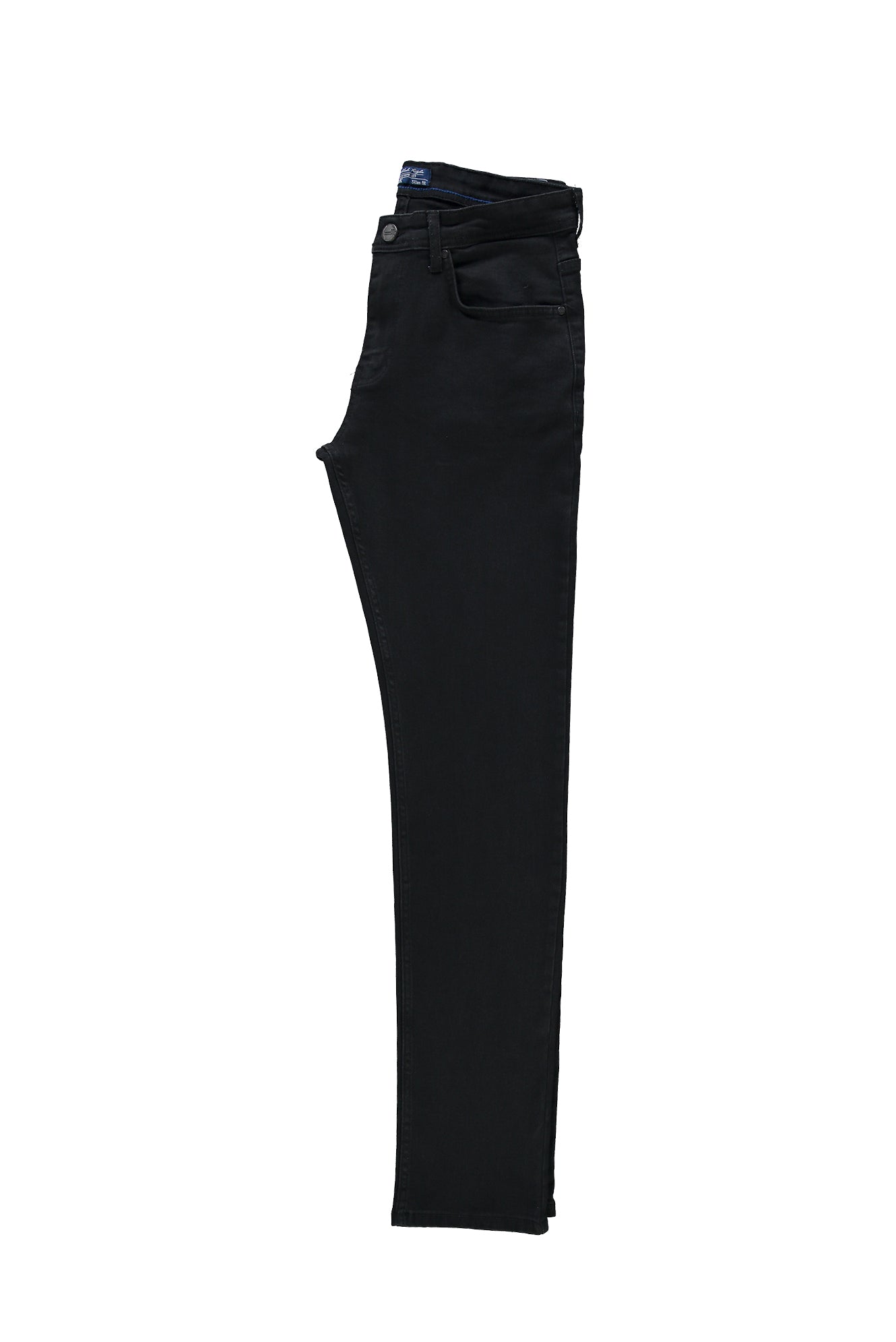Siyah Slim Fit Dar Kesim Likral? Denim Pantolon-Abdullah Ki??l?