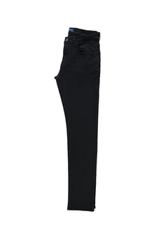 Siyah Slim Fit Dar Kesim Likral? Denim Pantolon-Abdullah Ki??l?
