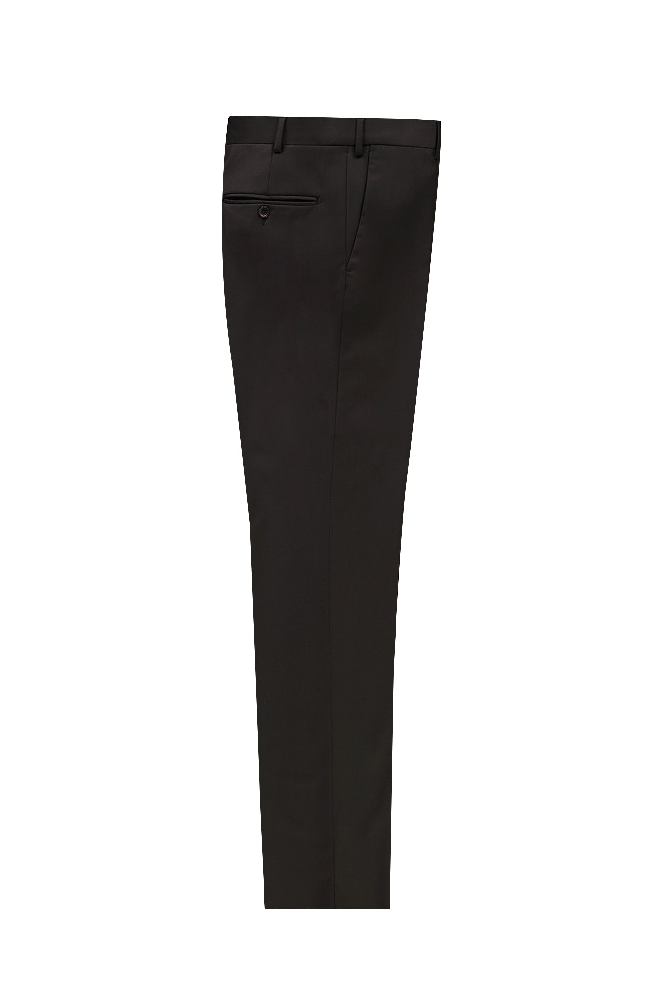 Orta Kahve 4 Drop Relaxed Fit Rahat Kesim Yünlü Klasik Kuma? Pantolon-Abdullah Ki??l?