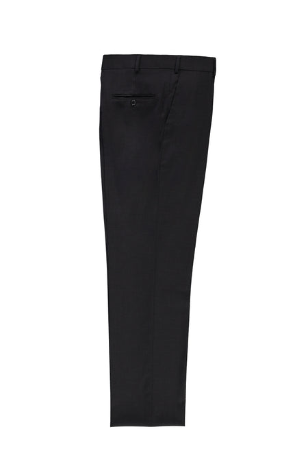 Koyu Füme 7 Drop Slim Fit Dar Kesim Yünlü Klasik Kuma? Pantolon-Abdullah Ki??l?