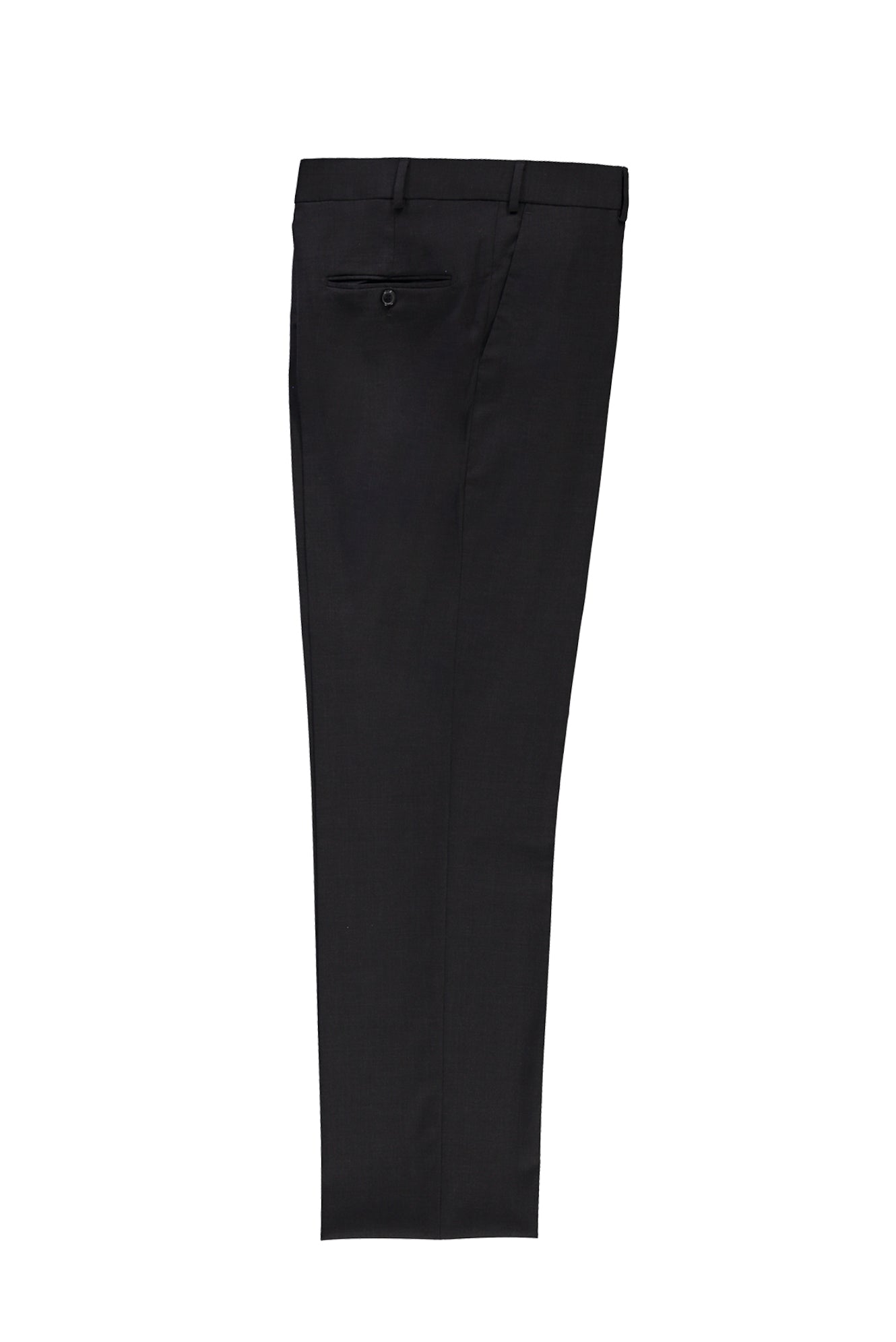 Koyu Füme 4 Drop Relaxed Fit Rahat Kesim Yünlü Klasik Kuma? Pantolon-Abdullah Ki??l?