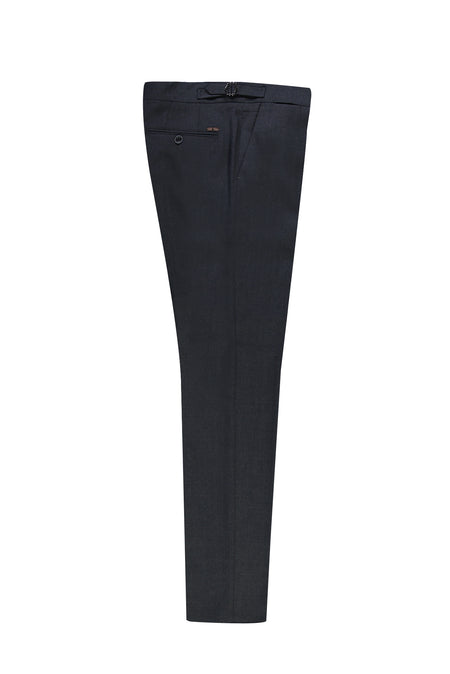 Marengo 7 Drop Slim Fit Dar Kesim Yünlü Tokal? Pileli Klasik Kuma? Pantolon-Abdullah Ki??l?