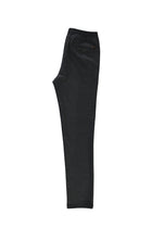 Orta Gri Slim Fit Dar Kesim Yünlü Beli Lastikli ?pli Pantolon-Abdullah Ki??l?