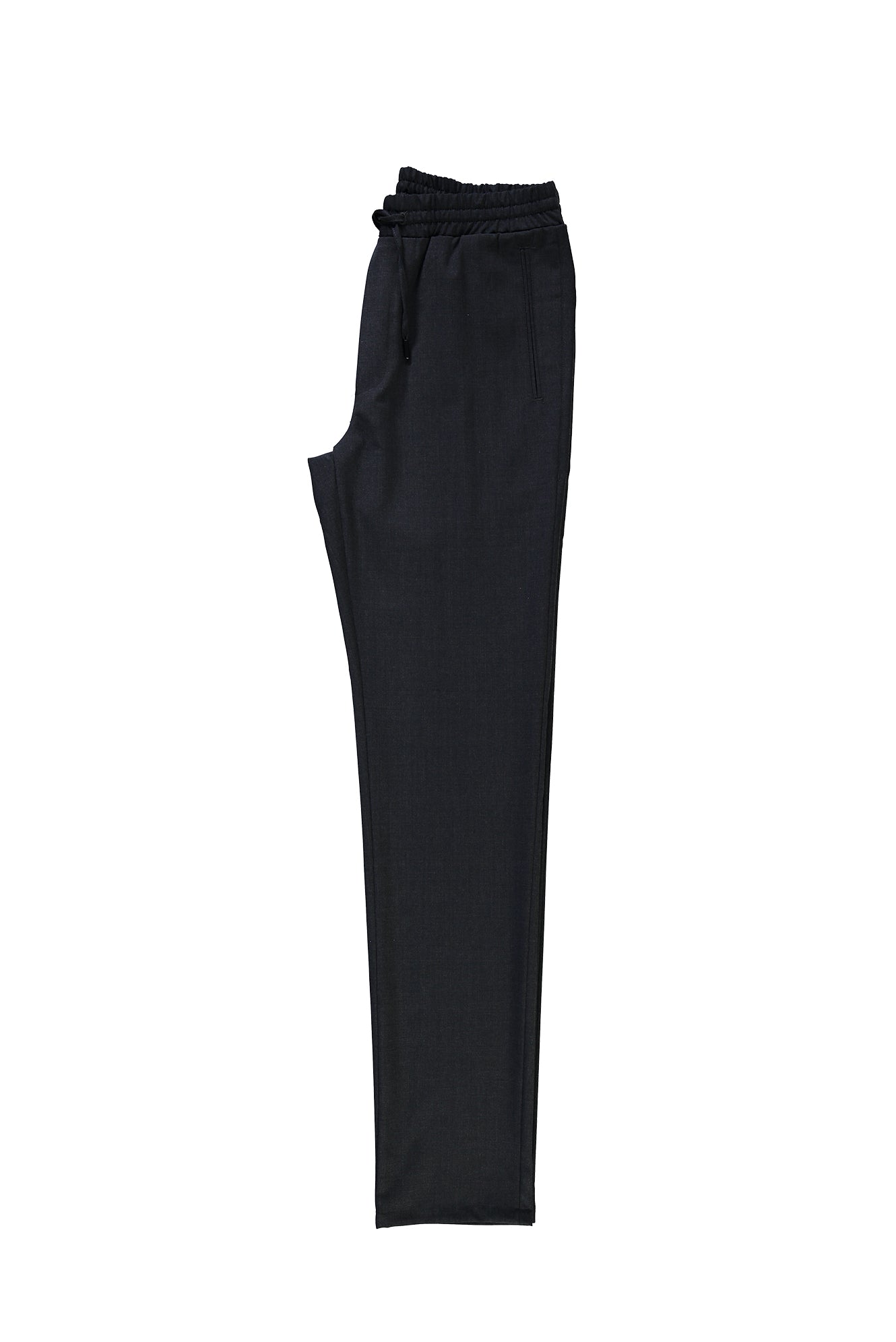 Marengo Slim Fit Dar Kesim Yünlü Beli Lastikli ?pli Desenli Pantolon-Abdullah Ki??l?