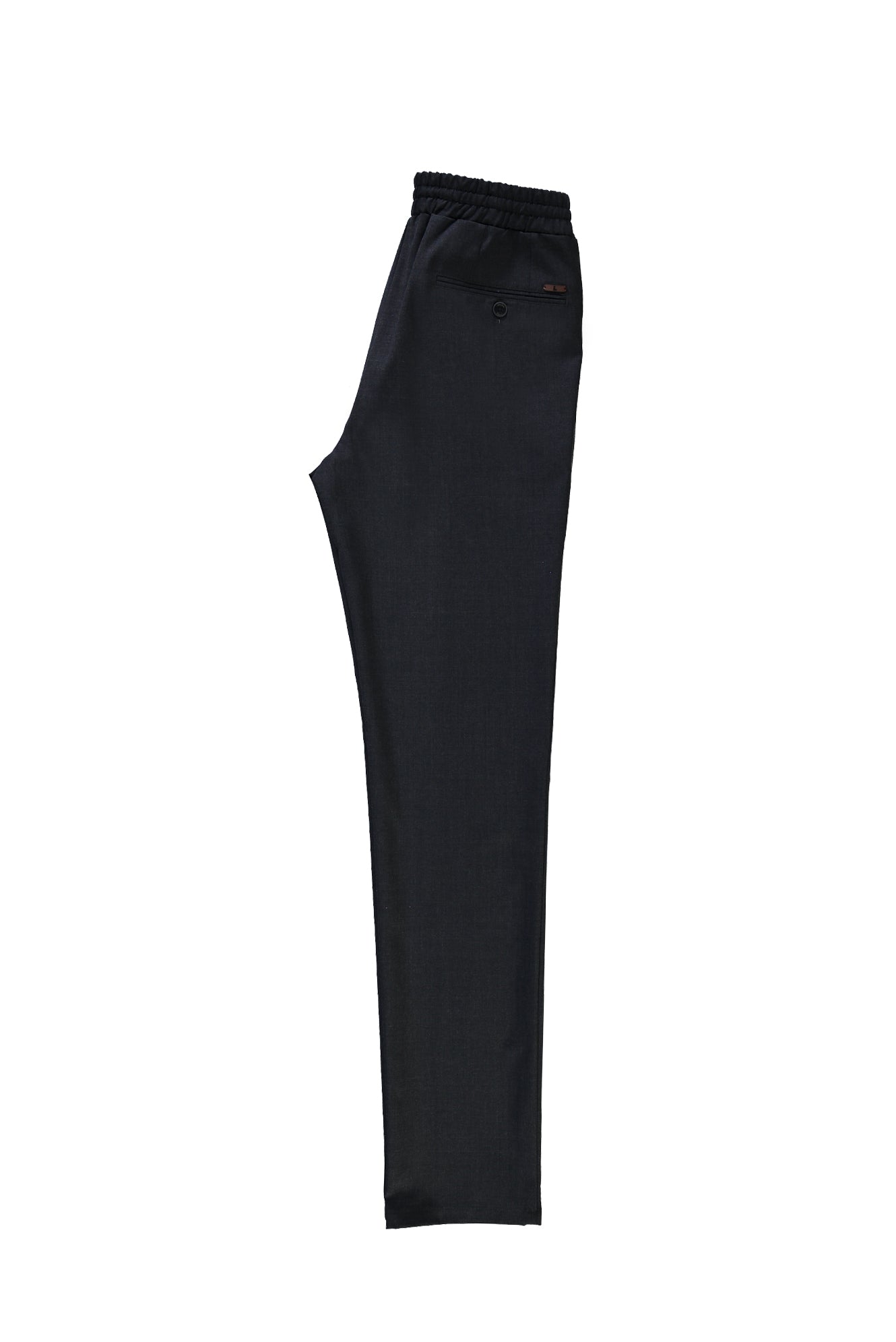 Marengo Slim Fit Dar Kesim Yünlü Beli Lastikli ?pli Desenli Pantolon-Abdullah Ki??l?