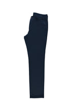 Koyu Lacivert Regular Fit Likralı Kanvas / Chino Pantolon