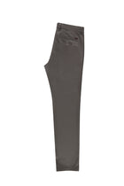 Koyu Bej Slim Fit Dar Kesim Likralı Kanvas / Chino Pantolon