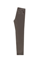 Orta Kahve Slim Fit Dar Kesim Likral? Kanvas / Chino Pantolon-Abdullah Ki??l?