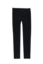 Siyah Relaxed Fit Rahat Kesim Likralı Kanvas / Chino Pantolon
