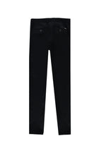 Siyah Relaxed Fit Rahat Kesim Likralı Kanvas / Chino Pantolon