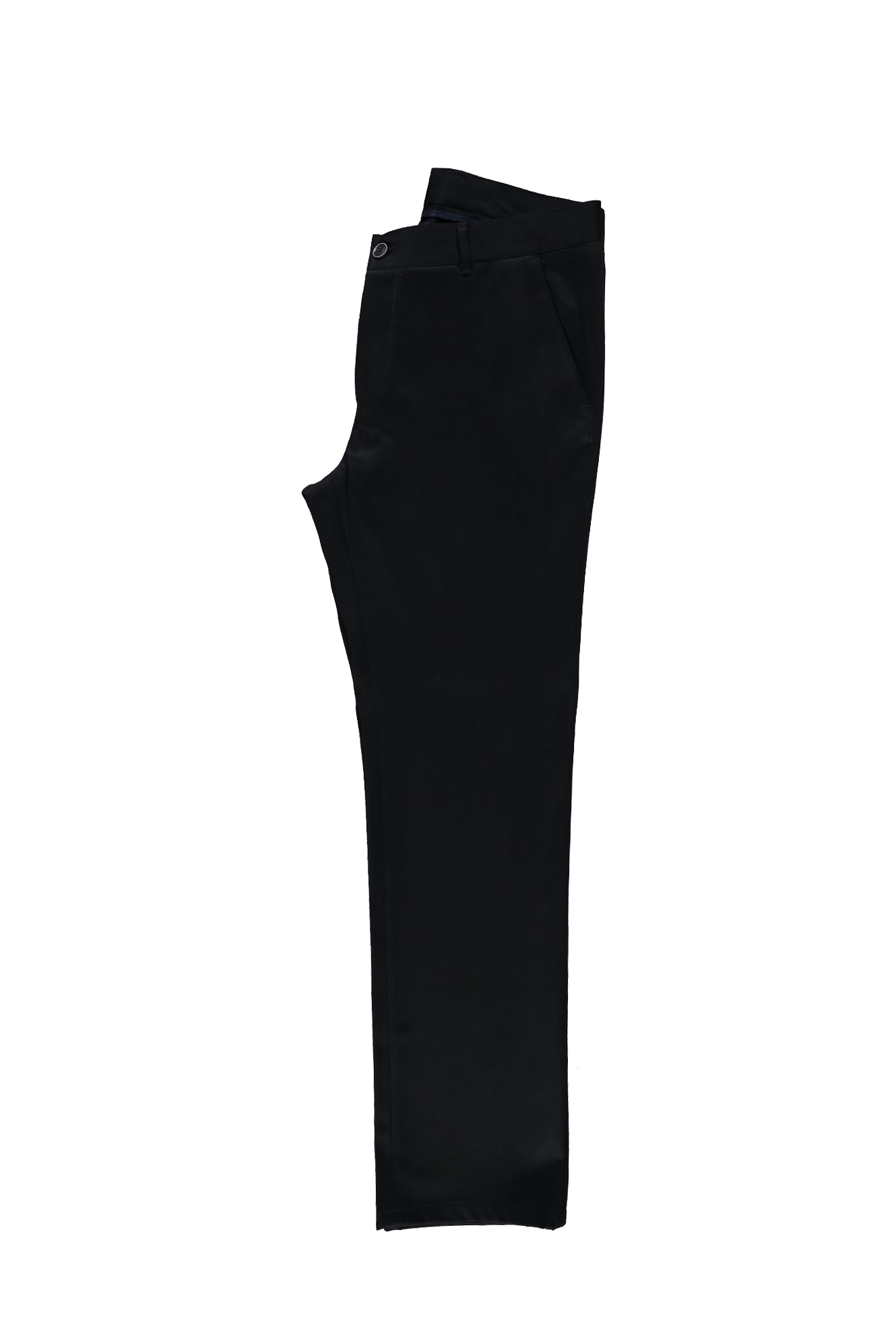 Siyah Relaxed Fit Rahat Kesim Likralı Kanvas / Chino Pantolon