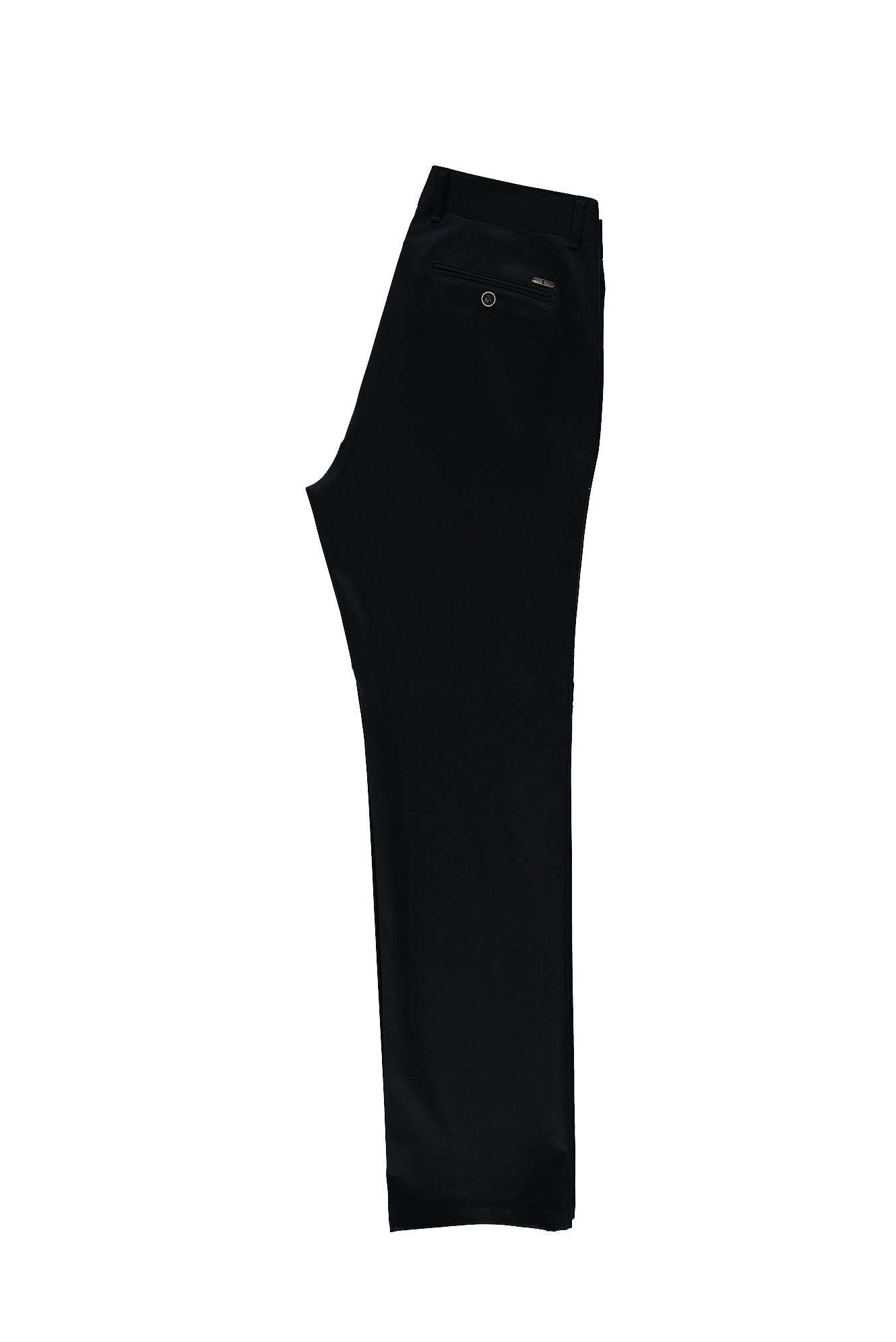 Siyah Relaxed Fit Rahat Kesim Likralı Kanvas / Chino Pantolon