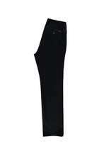 Siyah Relaxed Fit Rahat Kesim Likralı Kanvas / Chino Pantolon