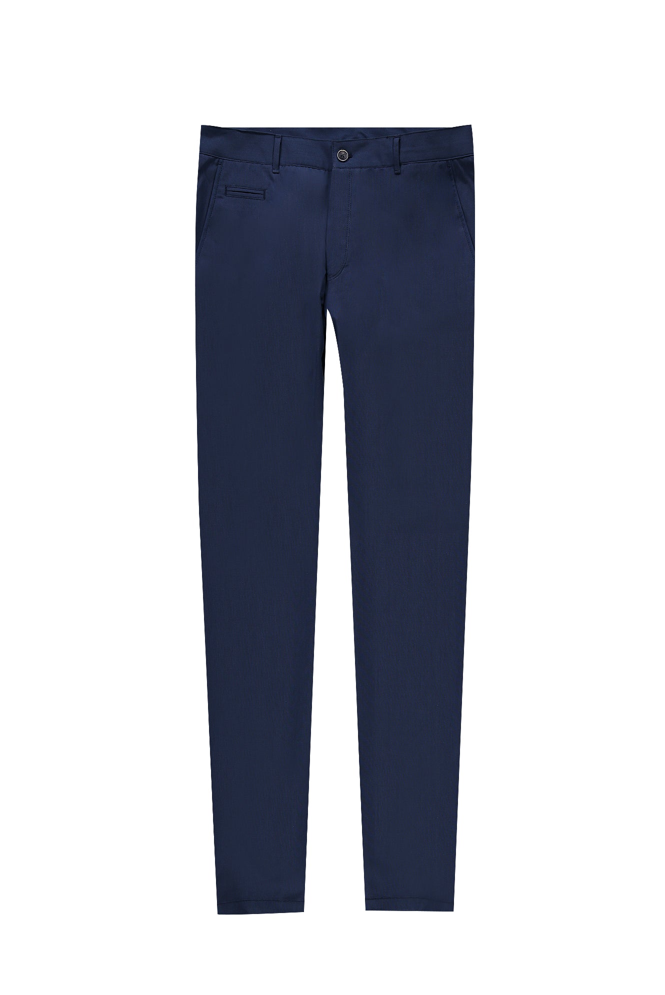 Koyu Lacivert Relax Fit Rahat Kesim Likralı Kanvas / Chino Pantolon