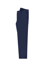Koyu Lacivert Relax Fit Rahat Kesim Likralı Kanvas / Chino Pantolon