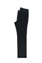 Siyah Slim Fit Dar Kesim Likral? Kanvas / Chino Pantolon-Abdullah Ki??l?