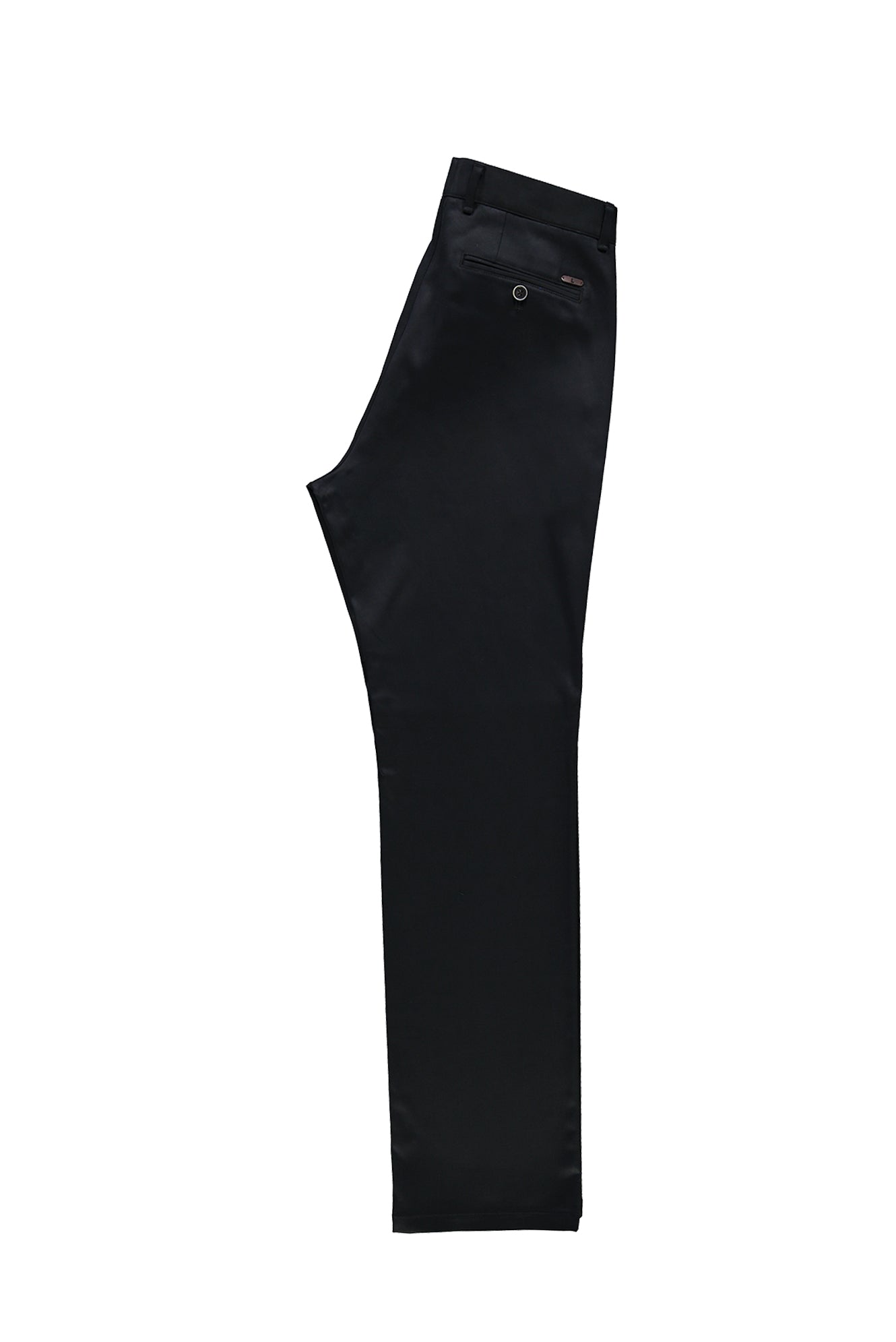Siyah Relax Fit Rahat Kesim Likralı Kanvas / Chino Pantolon