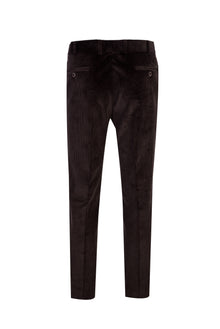 Acı Kahve Regular Fit Likralı Kadife Pantolon