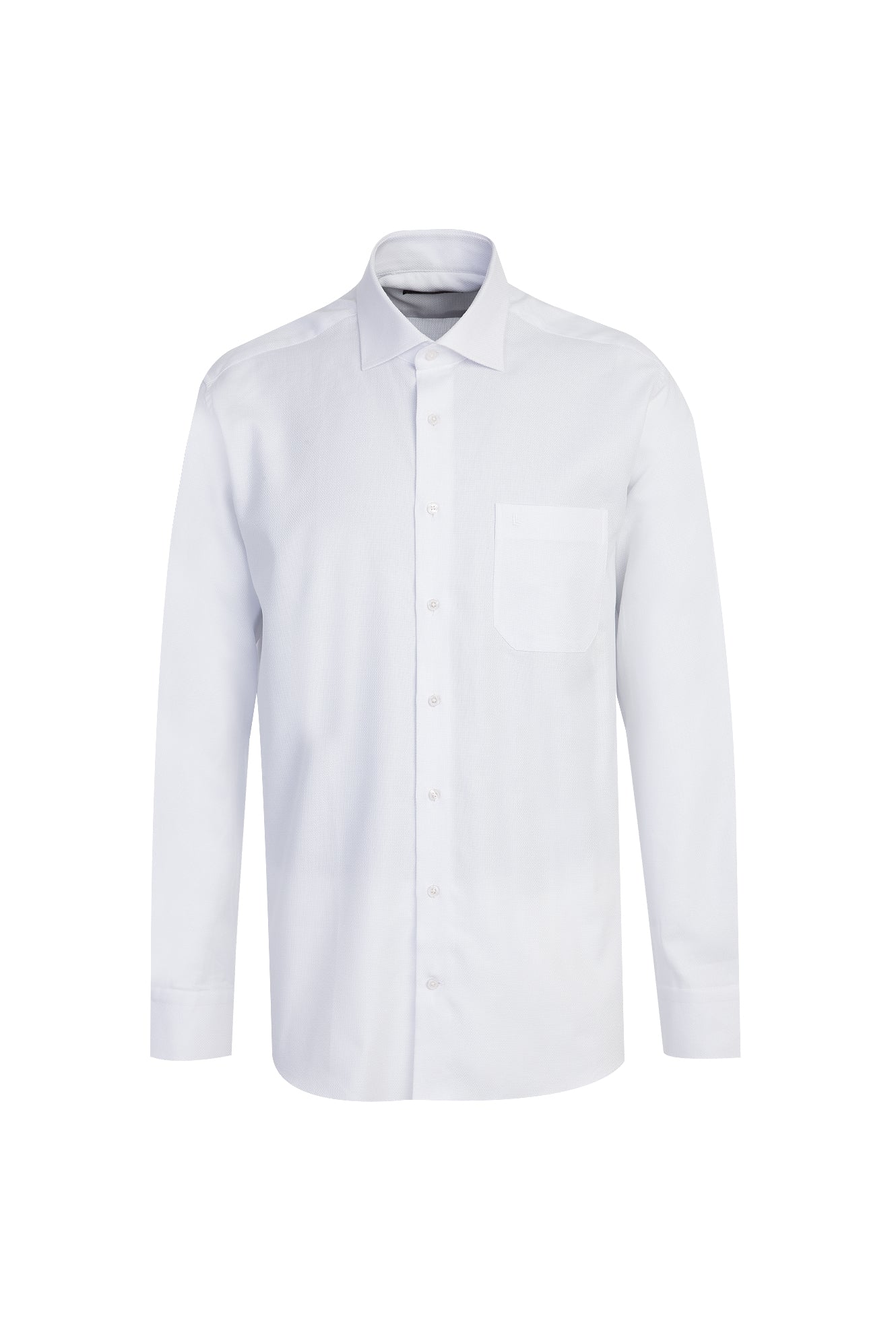 Beyaz Uzun Kol Klasik Pamuk Gömlek