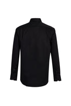 Siyah Uzun Kol Non Iron Saten Klasik Pamuk Gömlek