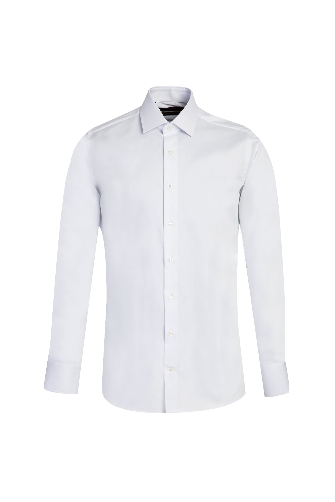 Beyaz Uzun Kol Slim Fit Dar Kesim Non Iron Klasik Pamuk Gömlek