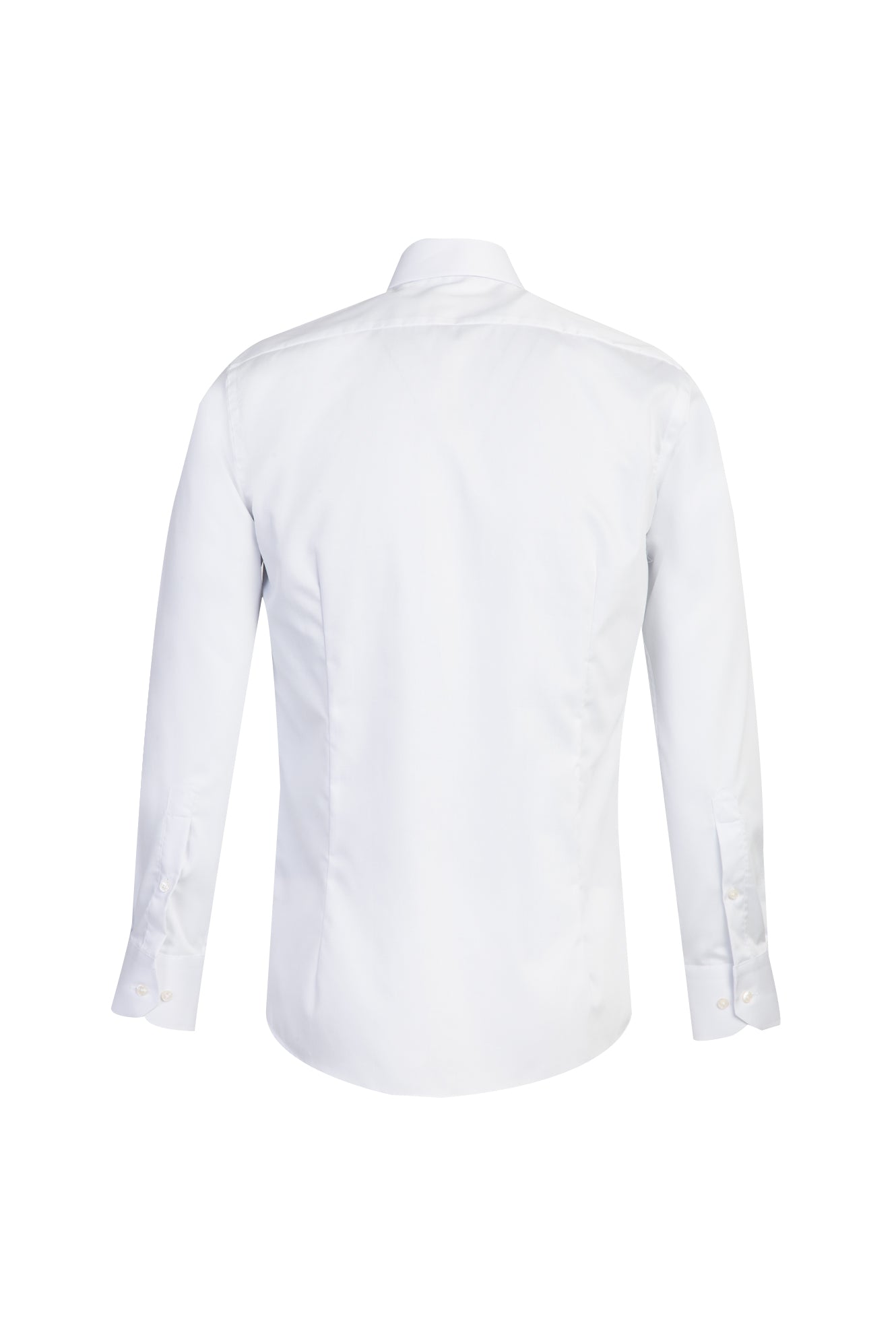 Beyaz Uzun Kol Slim Fit Dar Kesim Non Iron Klasik Pamuk Gömlek
