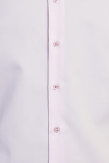 Toz Pembe Uzun Kol Slim Fit Dar Kesim Klasik Non Iron Saten Pamuk Gömlek