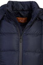 Koyu Lacivert Kapitone Spor Mont