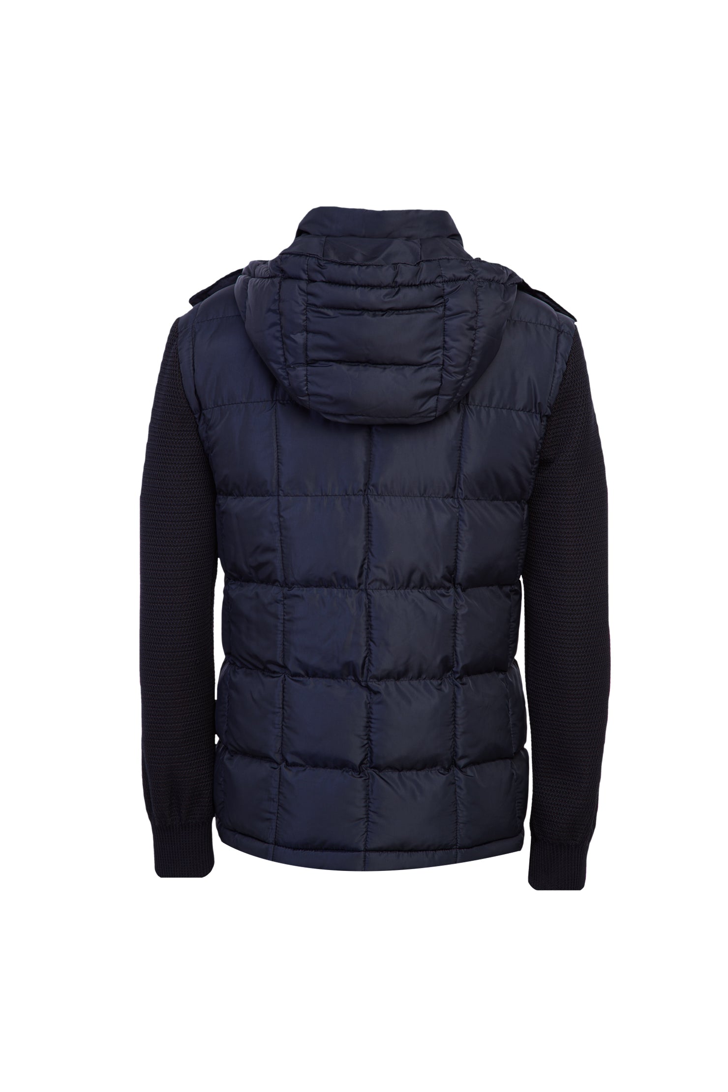 Koyu Lacivert Kapitone Spor Mont