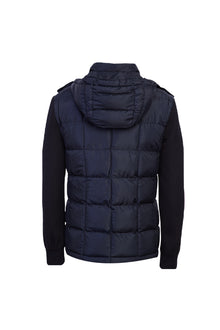 Koyu Lacivert Kapitone Spor Mont