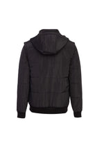 Siyah Kapüşonlu Spor Mont