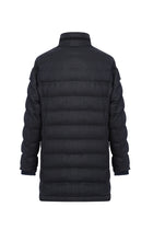 Orta Gri Dik Yaka Yünlü Kaban