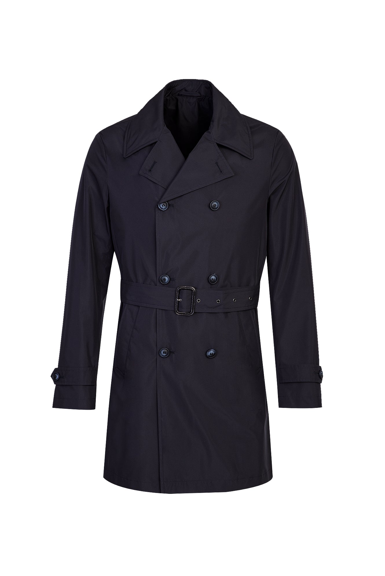 Koyu Lacivert Klasik Pardösü & Trençkot