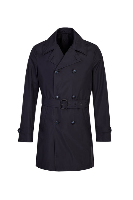 Koyu Lacivert Klasik Pardösü & Trençkot