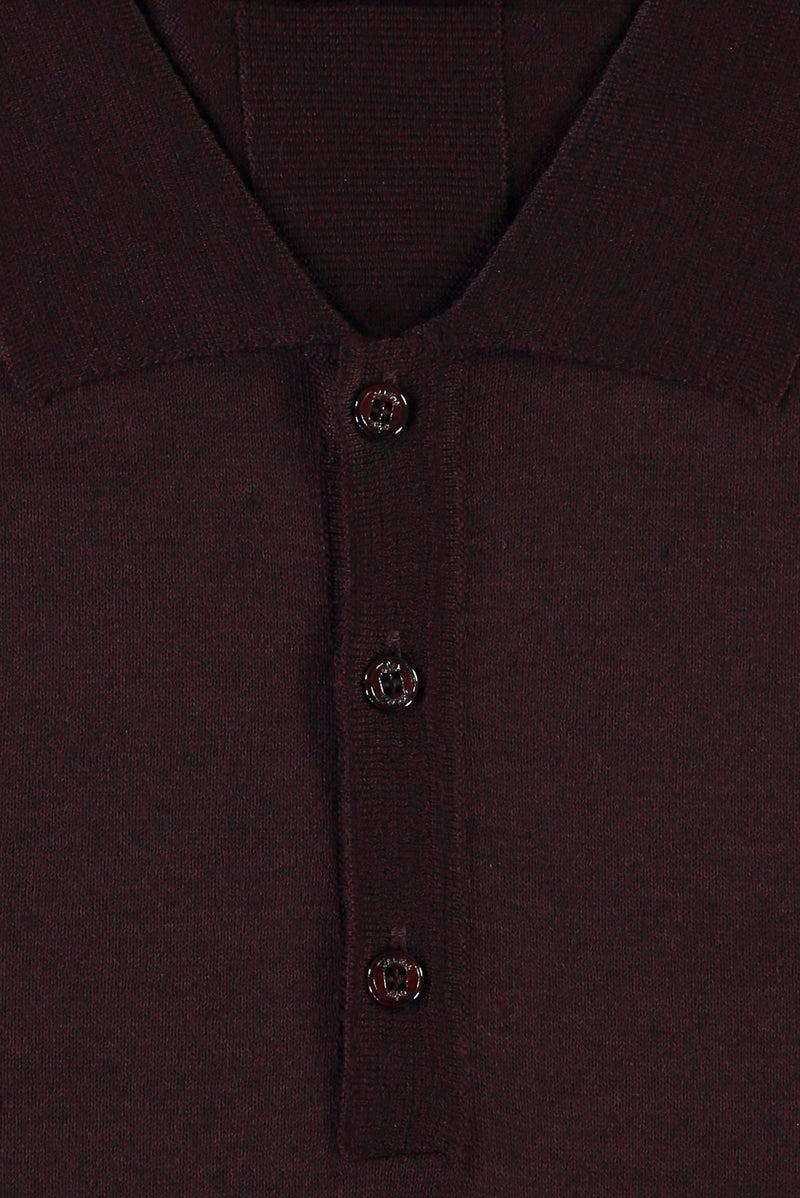 Açık Bordo A.K İNCE BB DÜZ POLO YK TRIKO