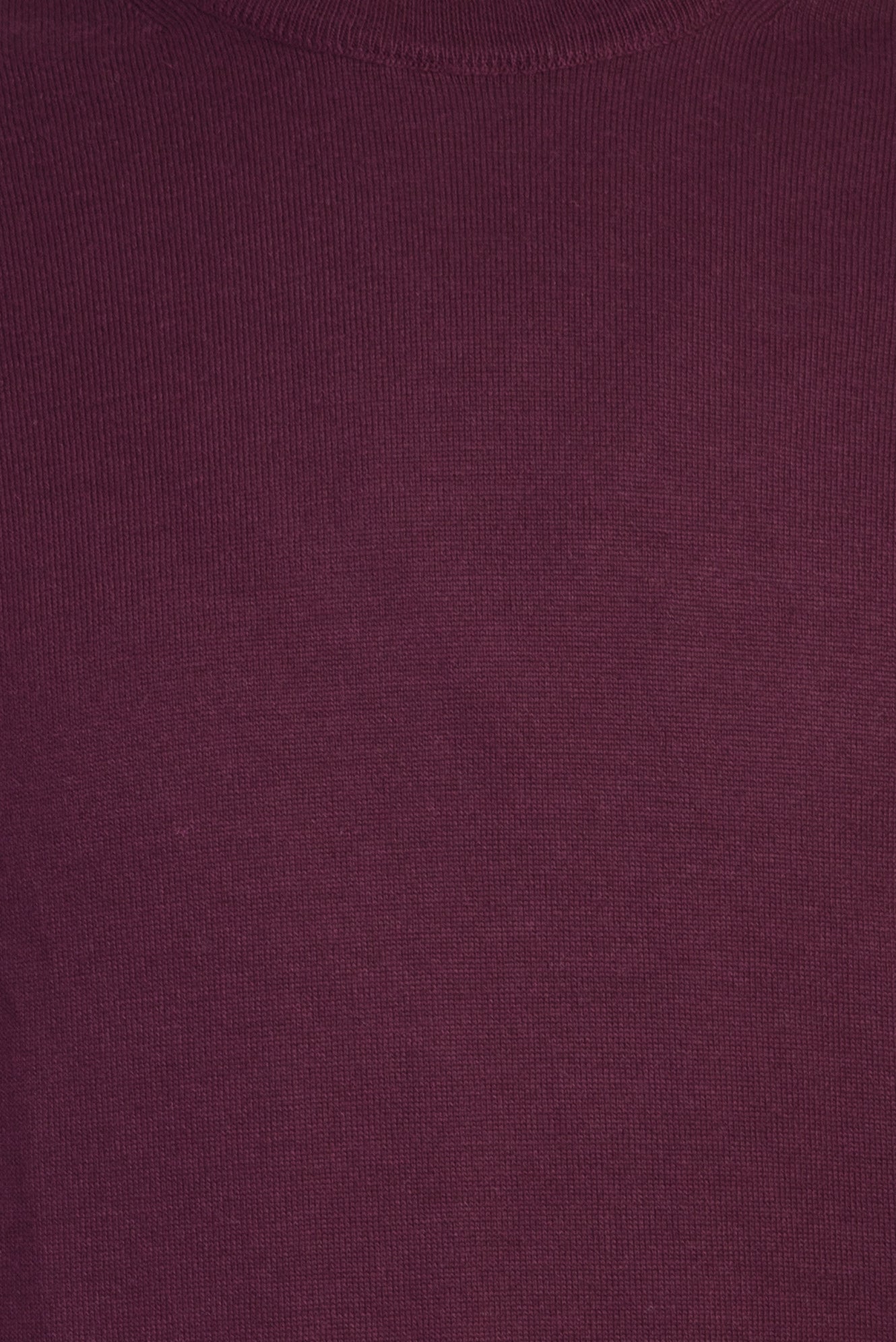 Şarap Bordo Yarım Balıkçı Yaka Regular Fit Yünlü Triko Kazak